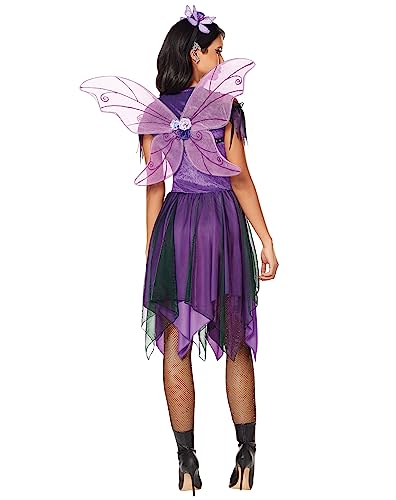 Spirit Halloween Adult Plum Fairy Costume with Wings