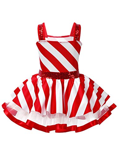 Sleeveless Sequins Tutu Dress for Girls: Perfect for Ice Skating and Christmas Dance