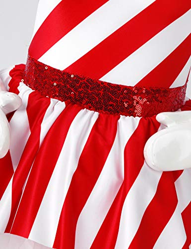 Sleeveless Sequins Tutu Dress for Girls: Perfect for Ice Skating and Christmas Dance